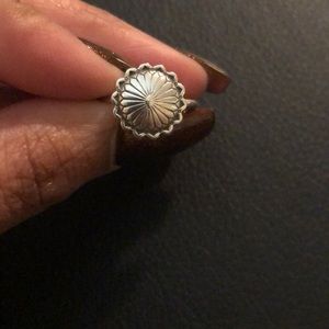 Sterling Silver Concho ring